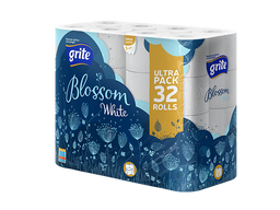 Тришаровий туалетний папір Grite Blossom 32 рулони (813824)