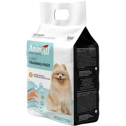 Пелюшки для собак та цуценят AnimAll Puppy Training Pads, 60х60 см, 100 шт.