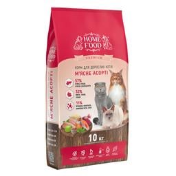 Сухий корм для кішок Home Food Adult, м`ясне асорті, 10 кг