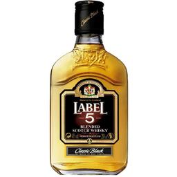 Віскі Label 5 Classic Black Blended Scotch Whisky 40% 0.2 л