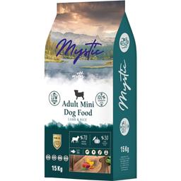Сухой корм для взрослых собак малих пород Mystic с бараниной и рисом, 15 кг