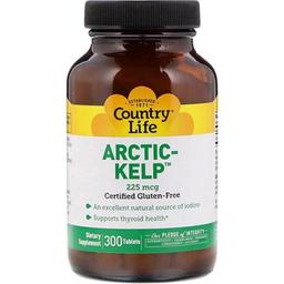 Натуральна добавка Country Life Arctic Kelp Норвезька ламінарія 225 мкг 300 таблеток