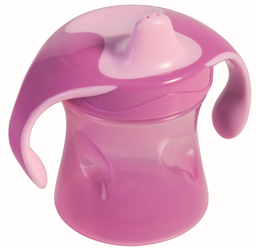 Чашка-непроливайка з ручками Baby-Nova, 220 мл, рожевий (3966043)