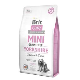 Беззерновой сухой корм для собак породы йоркширский терьер Brit Care Sensitive Grain Free Yorkshire, с лососем и тунцом, 2 кг