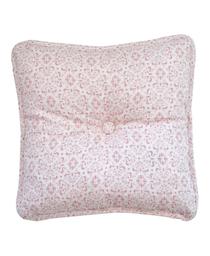 Подушка декоративна Прованс Bella, 35х35 см, вітраж, рожевий (13554)