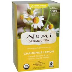 Чай трав'яний Numi Organic Tea Chamomile Lemon органічний 18 пакетиків 36 г