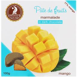 Мармелад Shoud'e Pate de fruits манго в шоколаді 100 г (865907)