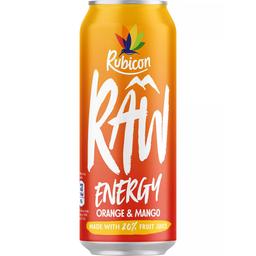 Энергетический безалкогольный напиток Rubicon Raw Energy Orange Mango 500 мл