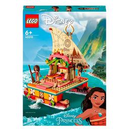 Конструктор LEGO Disney Princess Поисковая лодка Ваяны, 321 деталь (43210)
