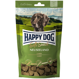 Ласощі для собак середніх та великих порід Happy Dog SoftSnack Neuseeland, м'які закуски з ягням і рисом, 100 г (60684)