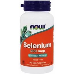 Селен Now Foods Selenium 200 мкг 90 капсул
