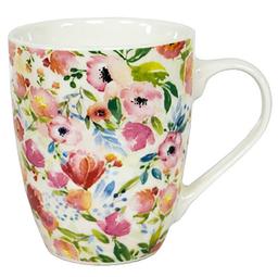 Чашка Keramia Flower story Рожеві квіти, 360 мл (21-279-104)