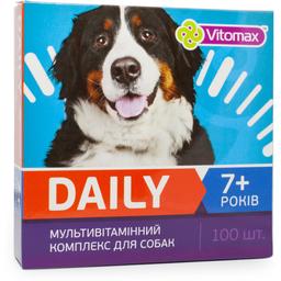 Мультивитаминный комплекс Vitomax Daily для собак 7+ лет, 100 таблеток