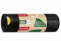 Пакеты для мусора Paclan Eco Line, 60 л, 15 шт.