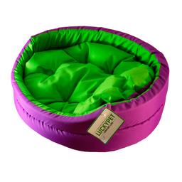 Лежак Luсky Pet Звезда №1, 35x45 см, фиолетовый с зеленым
