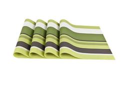 Набір сервірувальних килимків Supretto, зелений, 4 шт. (5065-0001)