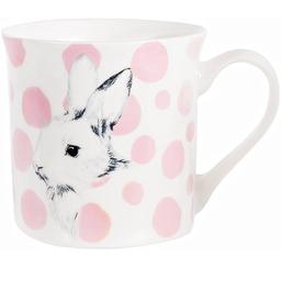 Чашка Lefard Pretty Rabbit, 350 мл, білий з рожевим (922-018)