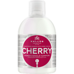 Шампунь для волос Kallos Cosmetics KJMN Cherry восстанавливающий с маслом вишневых косточек, 1 л