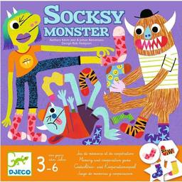 Игра настольная Djeco Socksy Monster Носочный монстр (DJ08526)