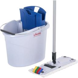 Набор для уборки Vileda UltraSpeed Mini: ведро с отжиманием и моп с телескопической ручкой