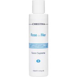 Антисептичне мило для пілінга обличчя Christina Rose De Mer Savon Supreme Крок 1 150 мл