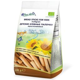Палочки детские органические Fleur Alpine Мультизлаковые хлебные, 100 г