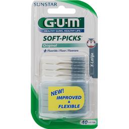 Набор межзубных щеток GUM Soft Picks с фторидом extra-large 40 шт.
