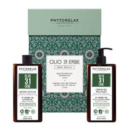 Подарочный набор для тела Phytorelax 31 Herbs Oil Гель для душа, 250 мл + Бальзамический крем-гель для тела, 250 мл (6029110)