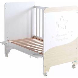 Дитяче ліжечко Micuna Cosmic White Nordic, 120х60 см, білий (COSMIC WHITE/NORDIC)