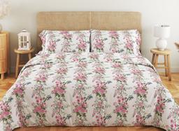 Комплект постільної білизни ТЕП Soft dreams Floral Dream двоспальний білий з рожевим (2-03858_25839)