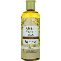 Тонер FarmStay Grain Premium White Toner з екстрактом пшениці, 350 мл