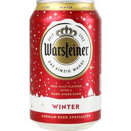 Пиво Warsteiner Winter темное 5.6% 0.33 л ж/б