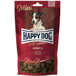 Лакомство для собак мелких пород Happy Dog SoftSnack Mini Africa, мягкие закуски со страусом и картошкой, 100 г (60691)