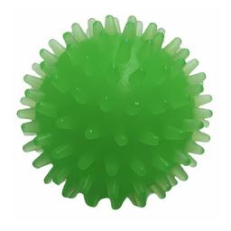 Игрушка для собак Fox Мяч с шипами, с ароматом ванили, 6 см, жзеленая
