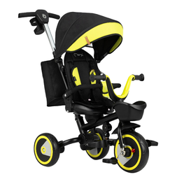 Триколісний велосипед MoMi Invidia 5в1, чорний з жовтим (ROTR00003)