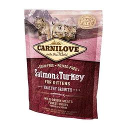 Сухой корм для котят Carnilove Cat Salmon&Turkey Kitten, с лососем и индейкой, 400 г