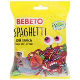 Цукерки жувальні Bebeto Spagetti Sour Rainbow 80 г