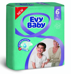 Подгузники Evy Baby 6 (16+ кг), 32 шт.