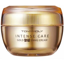 Крем для лица Tony Moly Intense Care Gold 24K Snail Cream, с муцином улитки и золотом, 45 мл