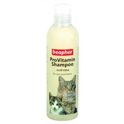 Pro Vitamin Shampoo Beaphar Aloe Vera for Cats and Kittens с экстрактом Алоэ Вера для кошек и котят с чувствительной кожей, 250 мл