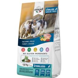 Сухой корм для стерилизованных кошек Marpet Aequilibriavet Grainfree, с индейкой и курицей, 1,5 кг