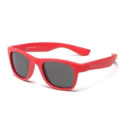 Детские солнцезащитные очки Koolsun Wave, 3-10 лет, красный (KS-WARE003)