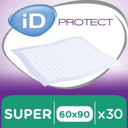 Одноразові гігієнічні пелюшки iD Protect Expert Super, 90x60 см, 30 шт.