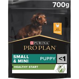 Сухой корм Purina Pro Plan Small & Mini Puppy <1 Healthy Start для щенков мелких пород с курицей 700 г (12272382)
