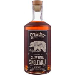 Віскі Greenbar Slow Hand Single Malt American Whiskey, 42%, 0,7 л