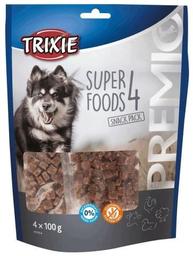 Лакомство для собак Trixie premio4 Superfoods, с курицей, уткой, говядиной и бараниной, 4 x 100 г
