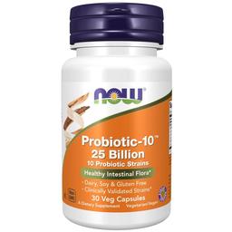 Пробиотик-10 Now 25 млрд 30 капсул