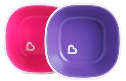 Набір мисок Munchkin Splash Bowls, рожевий з фіолетовим, 2 шт. (46725.02)