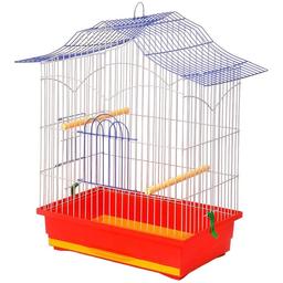 Клітка для птахів Лорі Корела, цинк, 47х30х62 см, в ассортименті