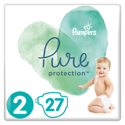 Подгузники Pampers Pure Protection 2 (4-8 кг), 27 шт.